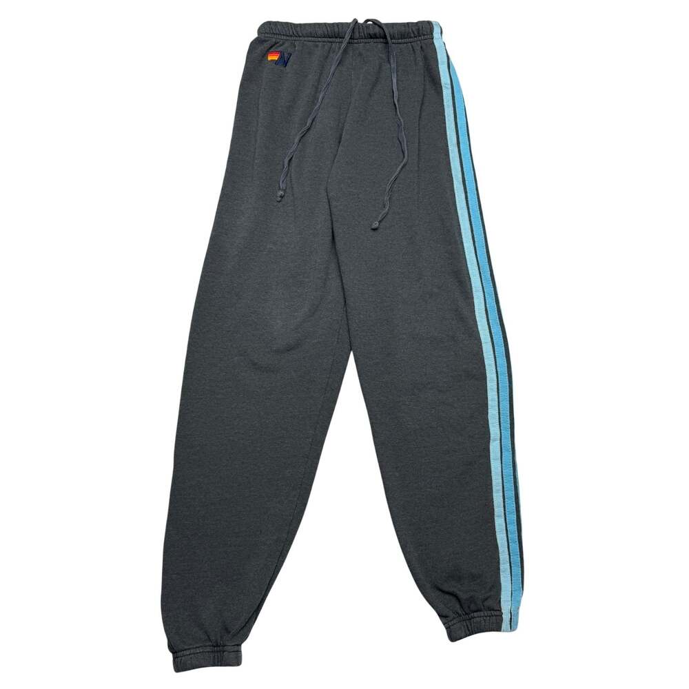 Aviator Nation 5 Stripe Sweatpants Joggers Women's XS Cali Loungewear Retro